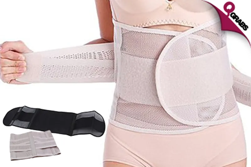 For QR49 Perfect your Shape with a Double Wrap Slimming Waist Trainer - Choose from 2 Colors! (QR95 Value)